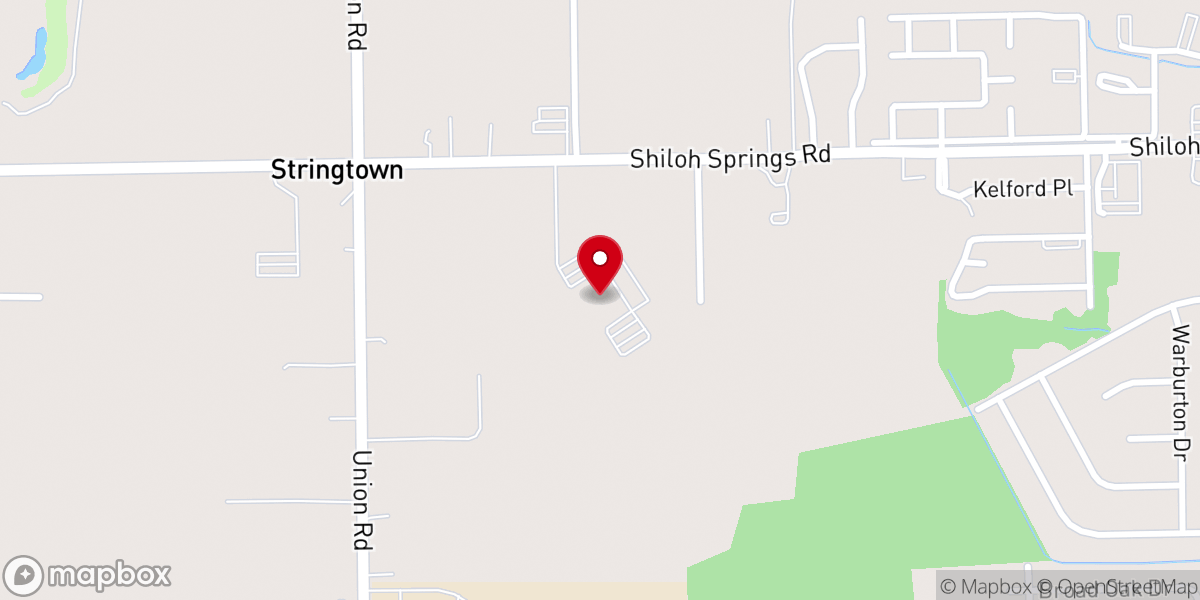 Map showing location of Christian Methodist Episcopal Church