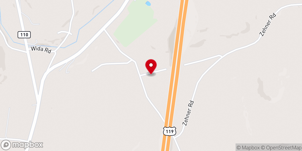Map showing location of First Church of God