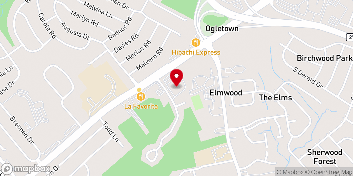 Map showing location of The Journey - Newark