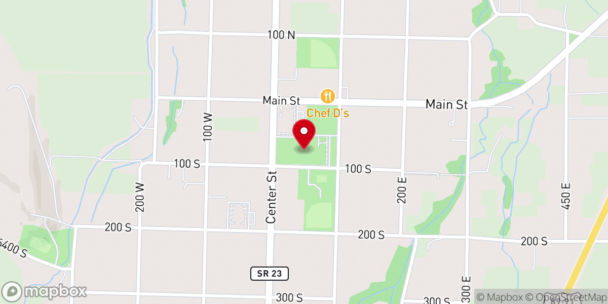 Map showing location of Tabernacle Park