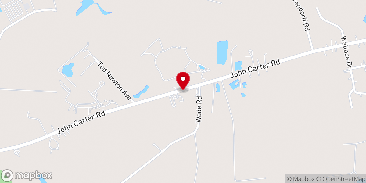 Map showing location of South Newington Baptist Church