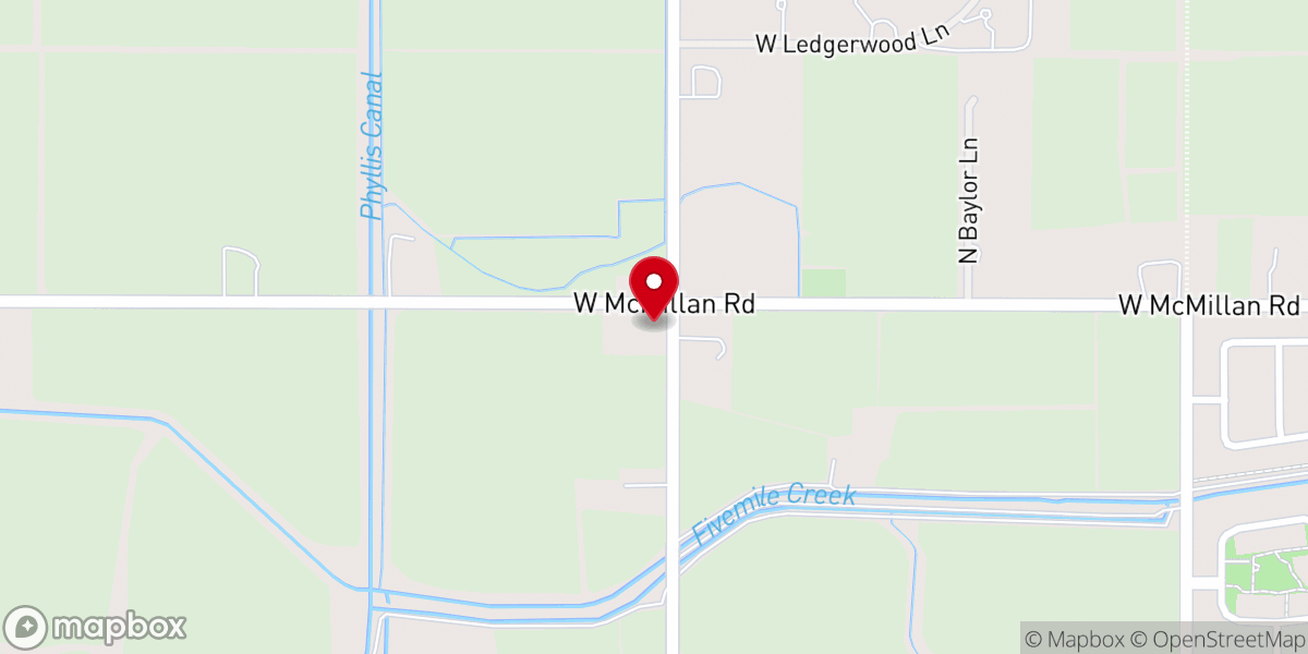 Map showing location of Boise Valley Church