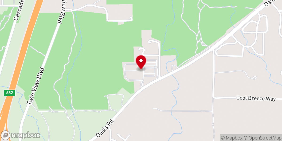 Map showing location of Risen King Community Church