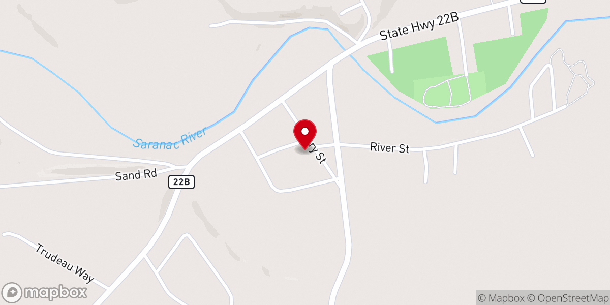 Map showing location of Church