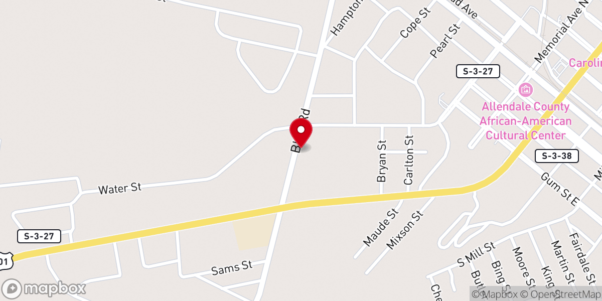 Map showing location of St. Mary Mission