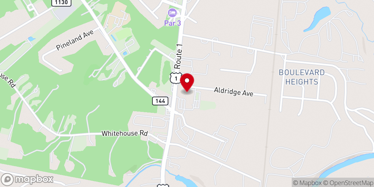 Map showing location of Saint Ann's Church