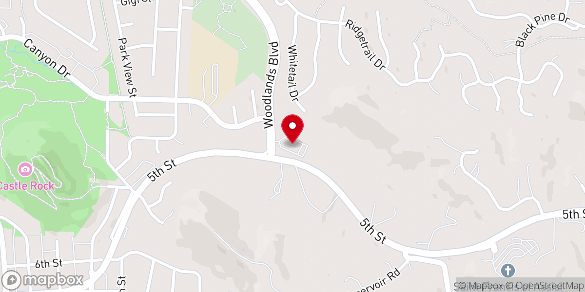 Map showing location of Castle Rock Church of Christ