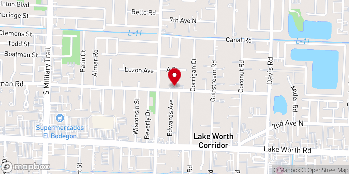 Map showing location of Holy Redeemer Episcopal Mission