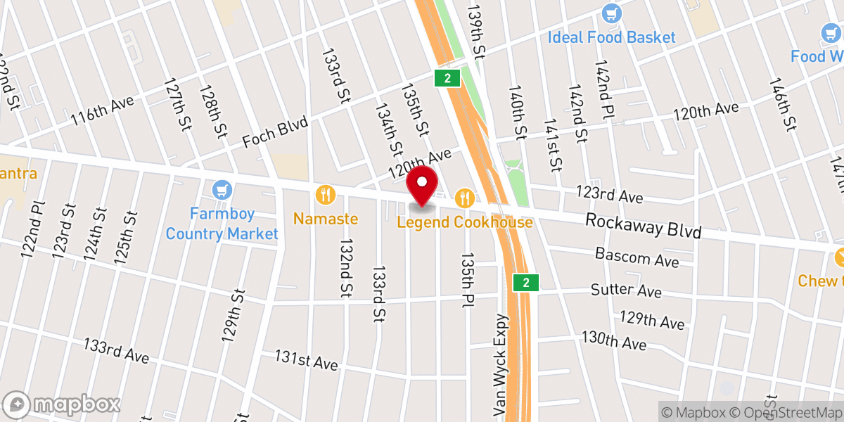 Map showing location of Deliverance Temple Church of Jesus Christ