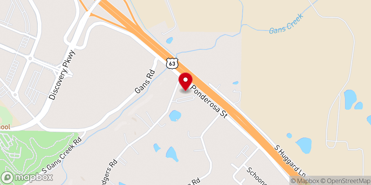 Map showing location of Church of Christ Eastside