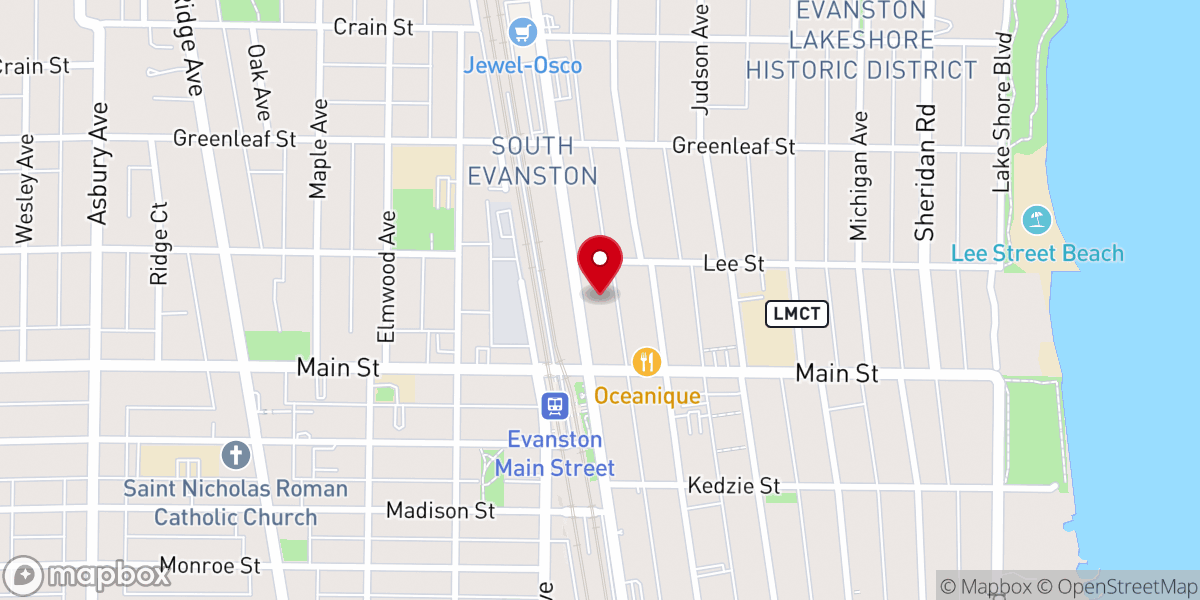 Map showing location of Bread of Life Christian Church in Chicago