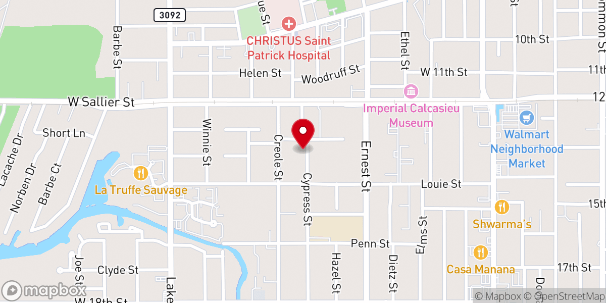 Map showing location of Ordained minister Wedding Official
