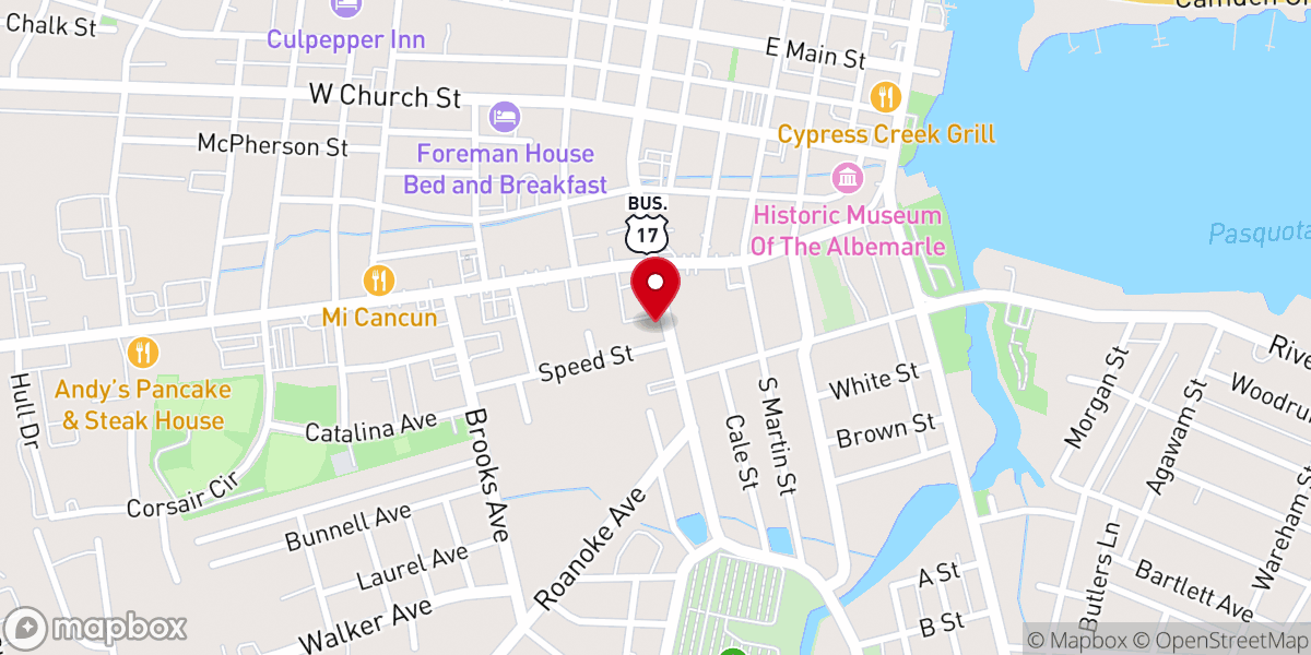Map showing location of Tabernacle of Faith Church Inc