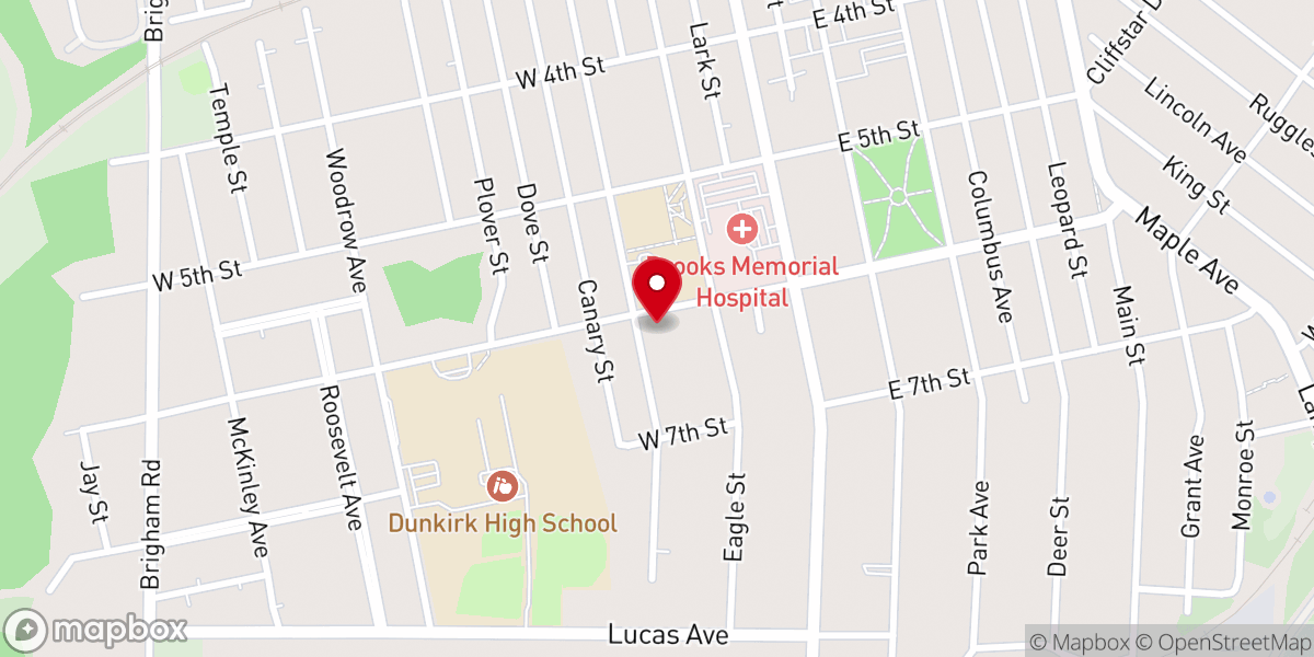 Map showing location of Bible Truth Hall