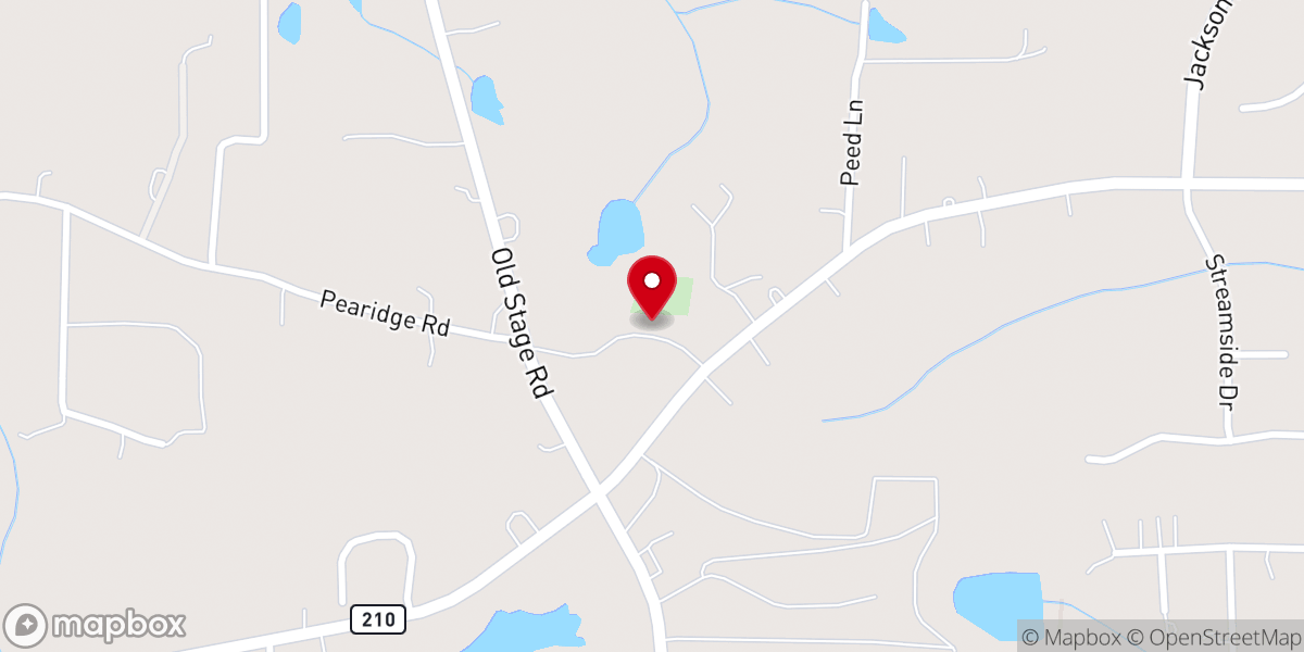 Map showing location of Lighthouse Apostolic Church