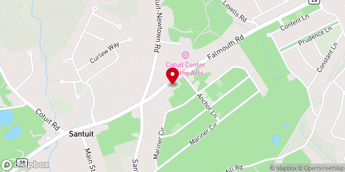 Map showing location of Christ The King Parish Thrift Shop