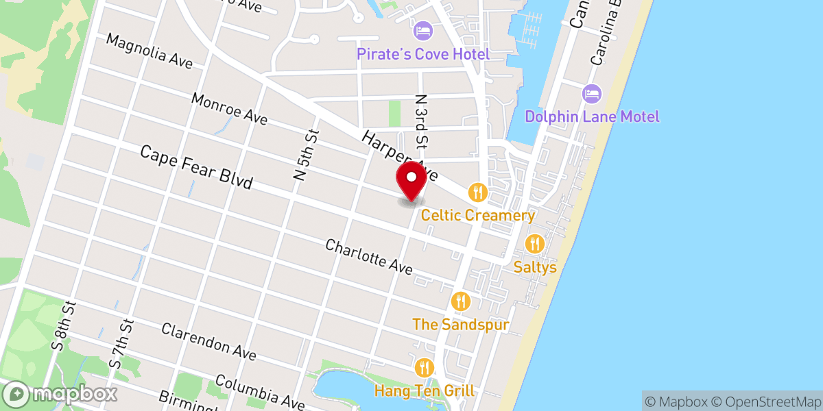 Map showing location of Help Center of Federal Point