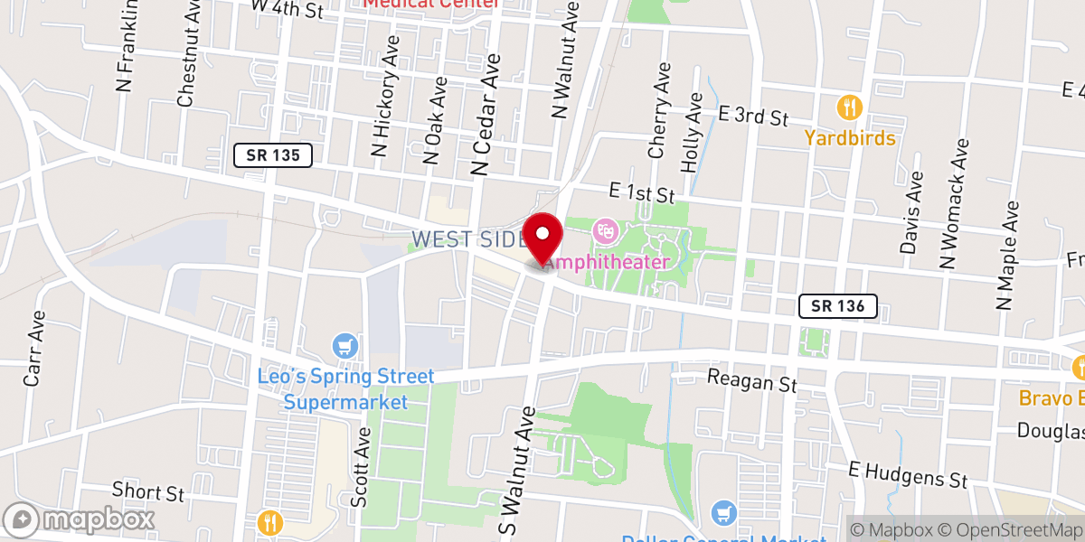 Map showing location of Engrafted Word Church