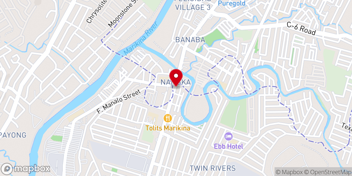 Map showing location of Kapulungang Cristiano Fundamental Baptist Church