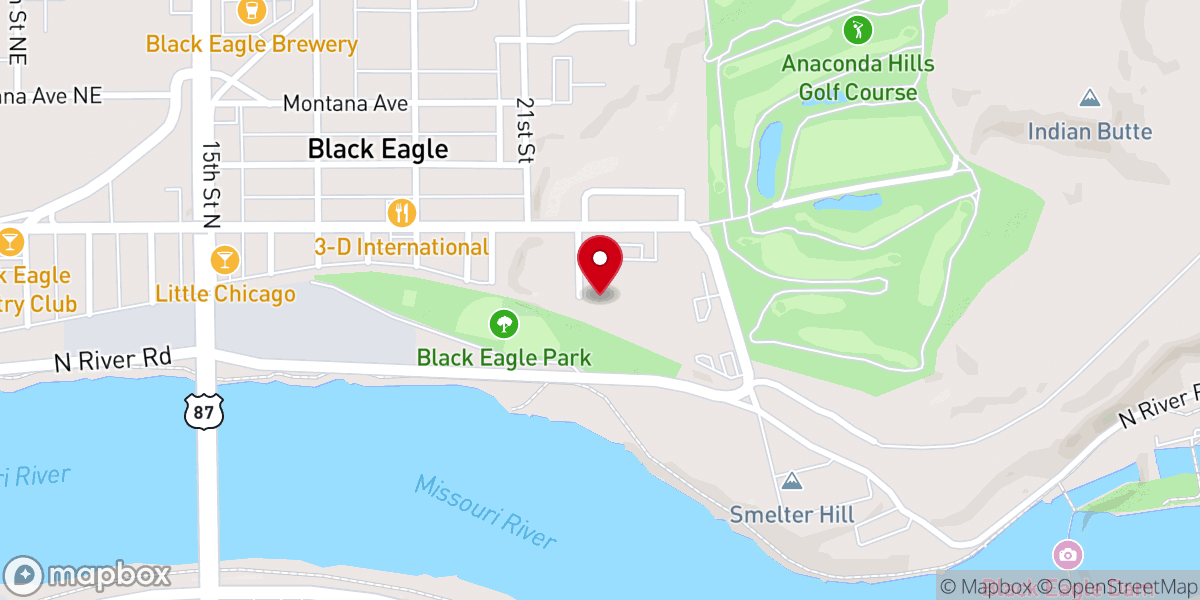 Map showing location of St Bonaventure Publications Inc