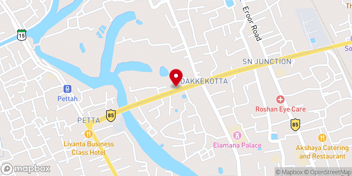 Map showing location of St. Joseph's Roman Catholic Catholic Church