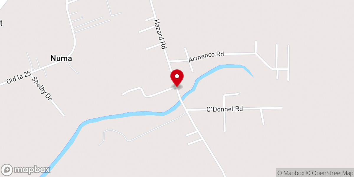 Map showing location of Mt Zion Baptist Church