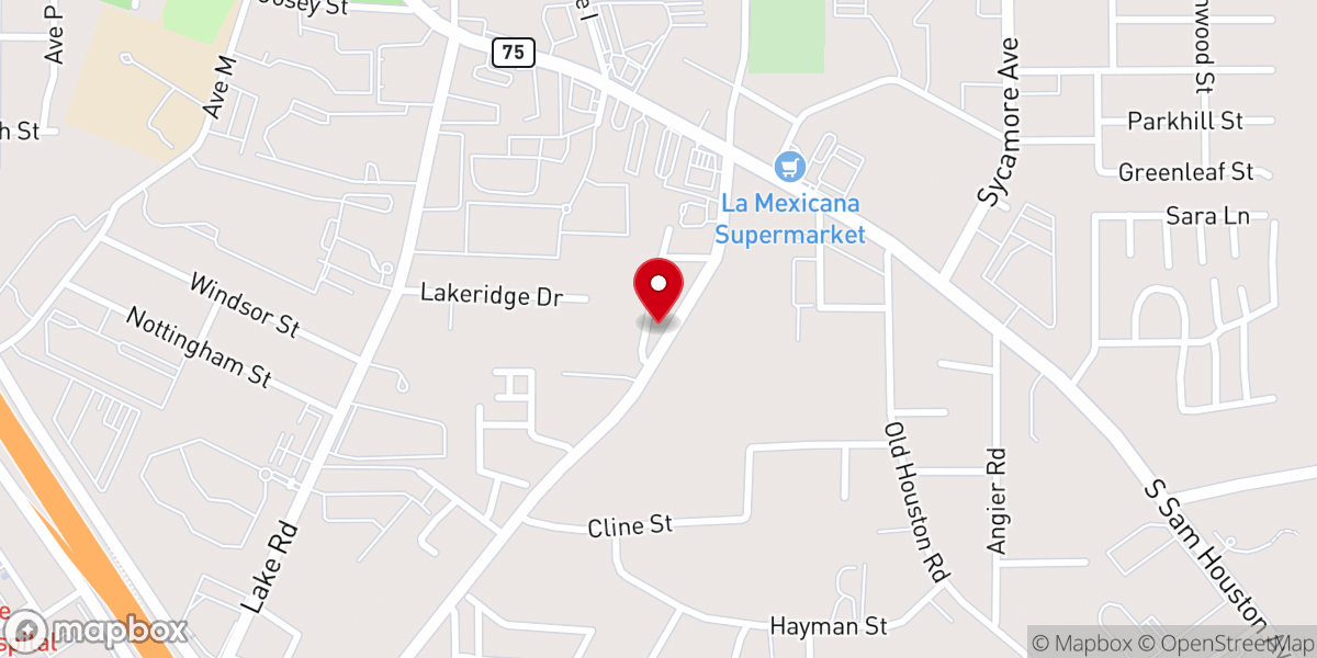 Map showing location of Faith Temple Holiness Church