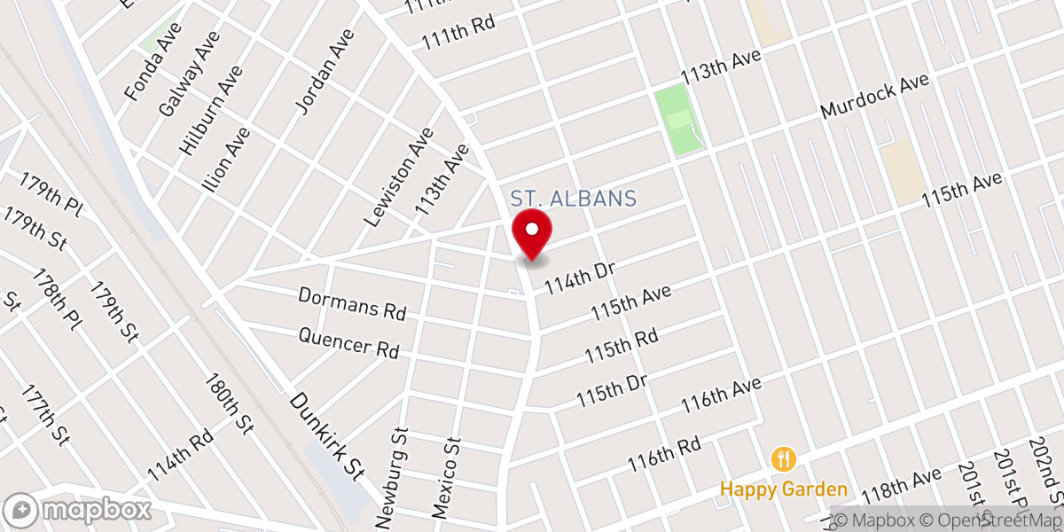 Map showing location of OPEN HEAVEN Worship Center