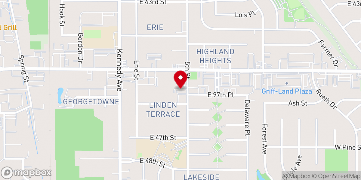Map showing location of New Creation Ministry Church