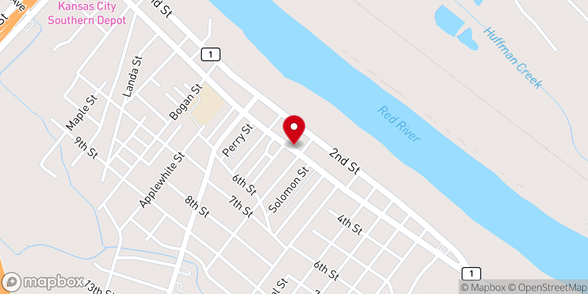Map showing location of Jesus Christ Apostolic Holiness Church