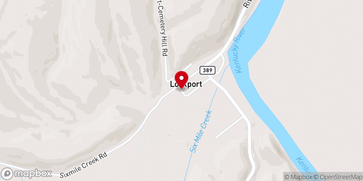 Map showing location of Lockport Baptist Church