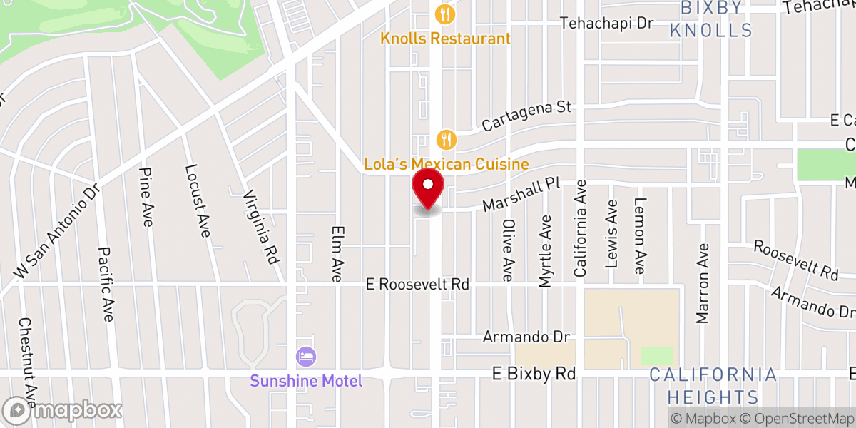 Map showing location of Congregation Lubavitch