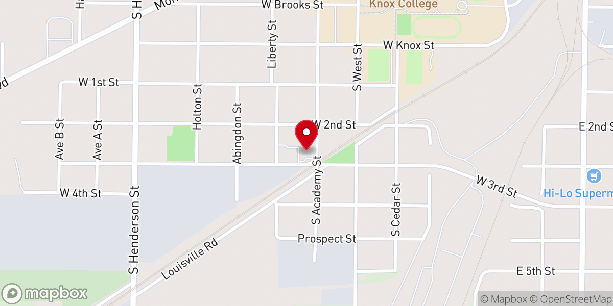 Map showing location of Saint Patrick's Roman Catholic Church