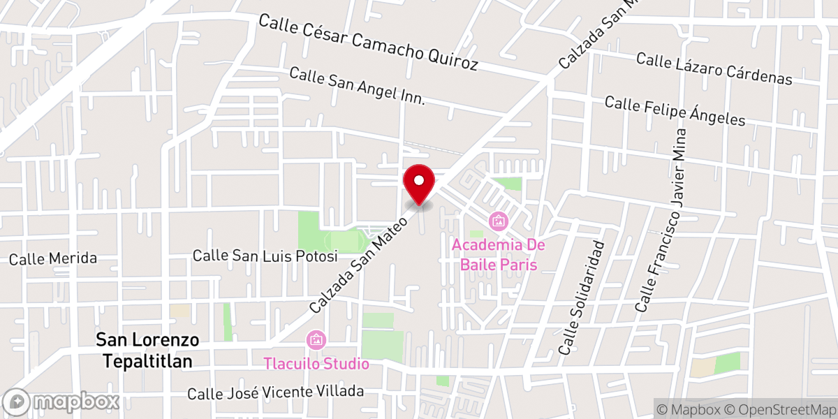 Map showing location of IPUN Iglesia Pentecostal Unida Nacional
