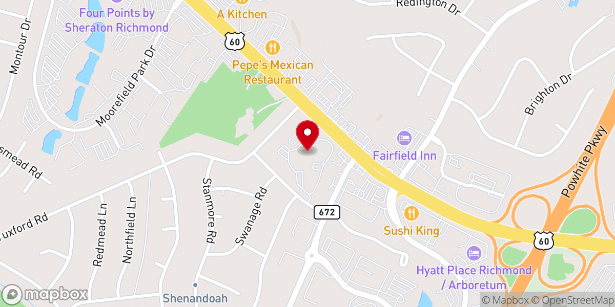 Map showing location of Word of Faith