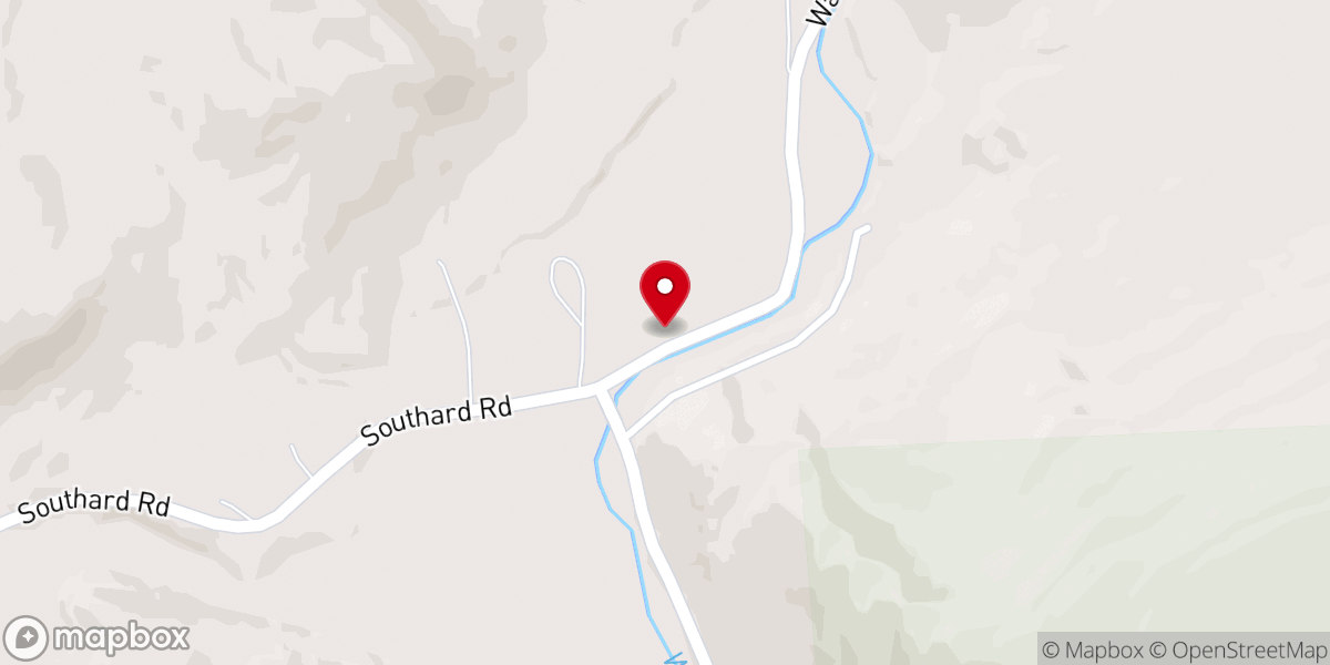 Map showing location of Hoffman Church