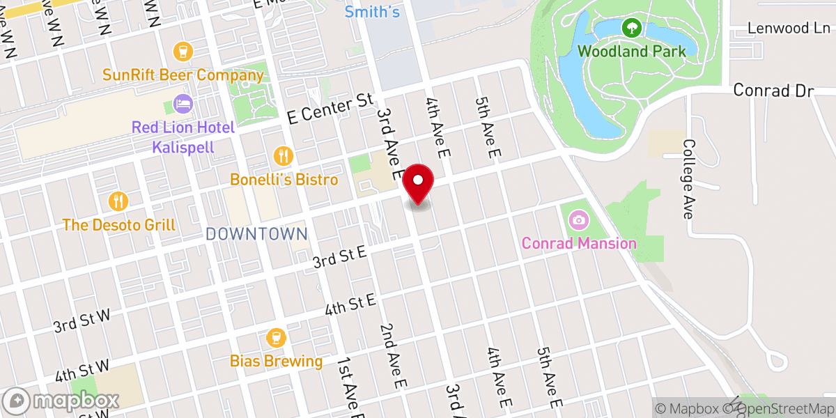 Map showing location of Christ Episcopal Church