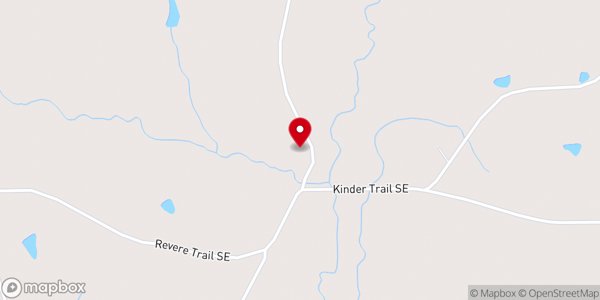 Map showing location of Topisaw Baptist Church