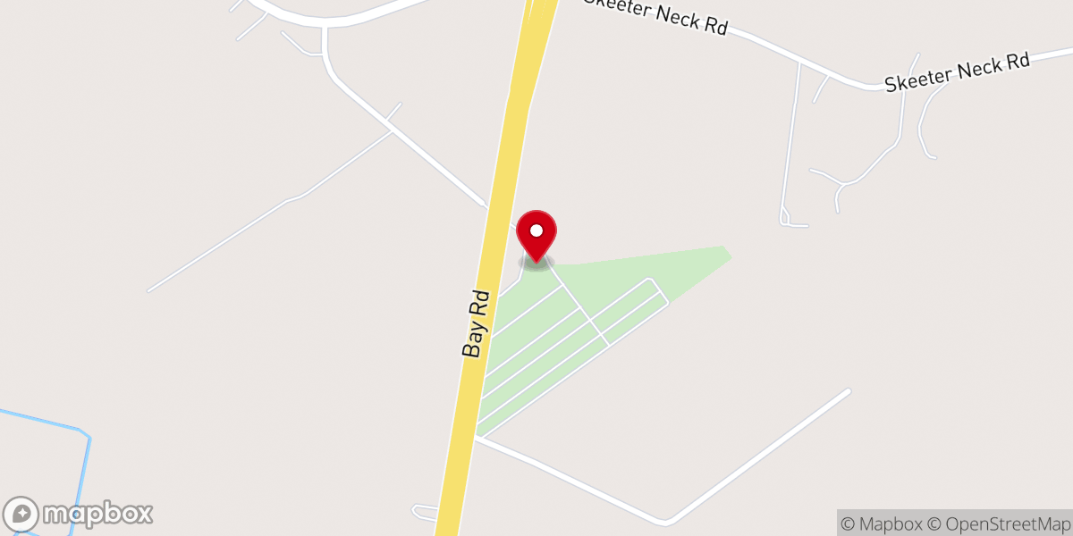 Map showing location of Barratt's Chapel & Museum