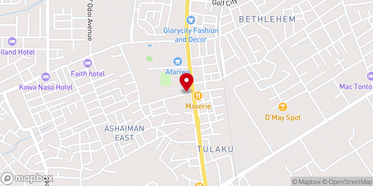 Map showing location of Calvary Presby Church