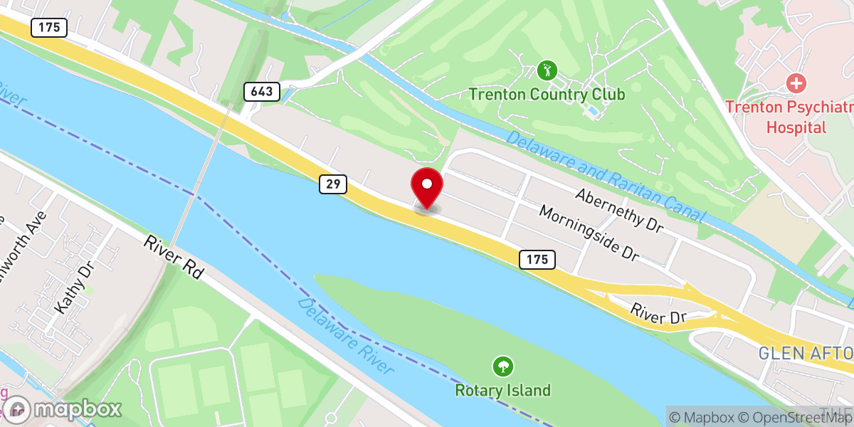Map showing location of Gospel Mission Corps