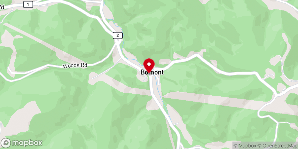 Map showing location of Queen Shoals Community Church
