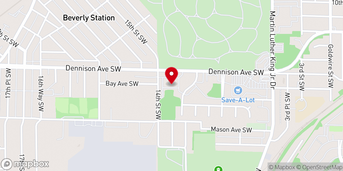 Map showing location of More Than Conquerors Faith Church