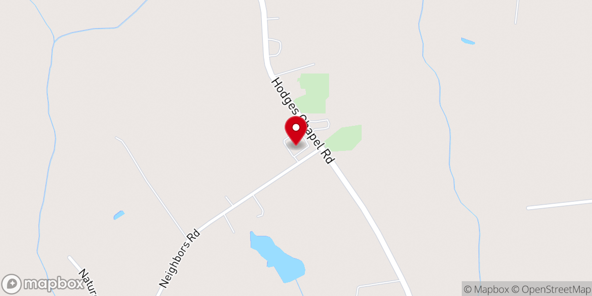 Map showing location of New Creations Church - Benson