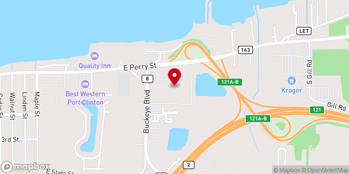 Map showing location of Sutton Center