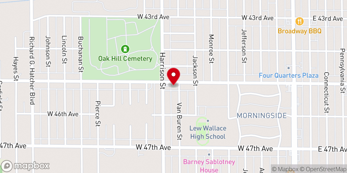 Map showing location of Whole Truth Church of God in Christ