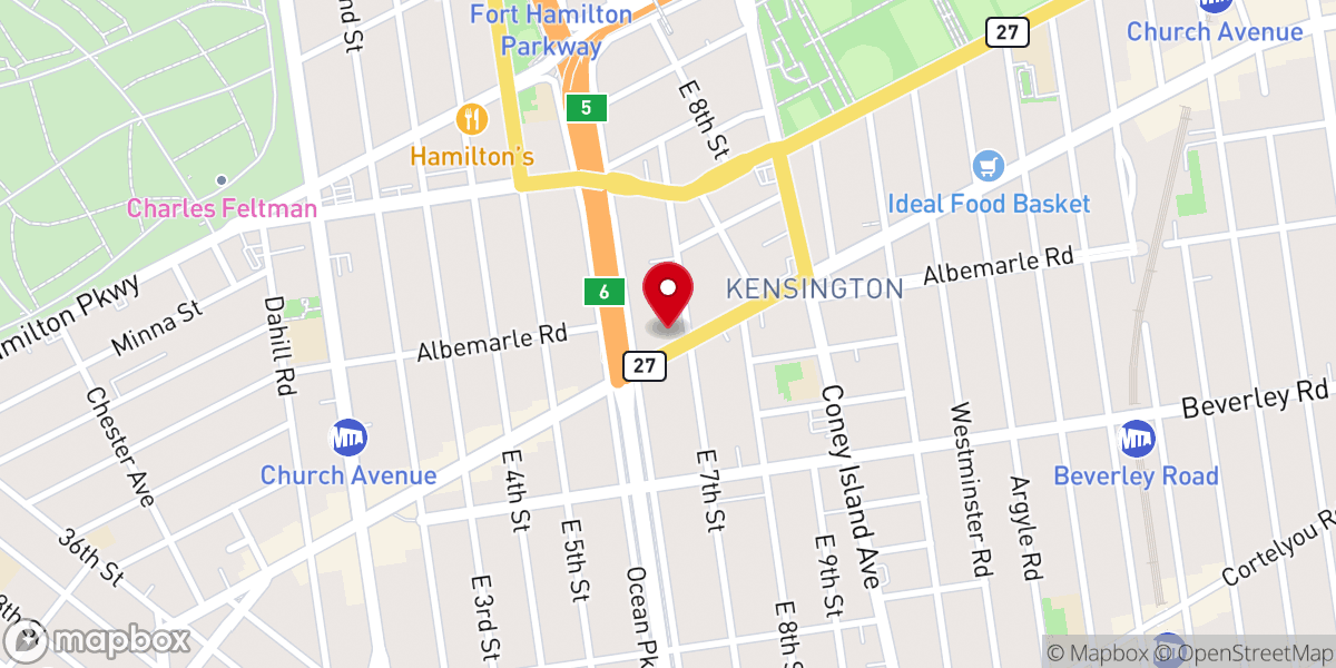 Map showing location of Iglesia Pentecostal Puerta De Sion Inc