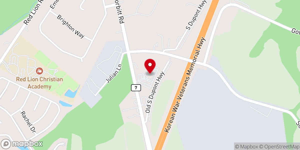 Map showing location of Love of Christ Church