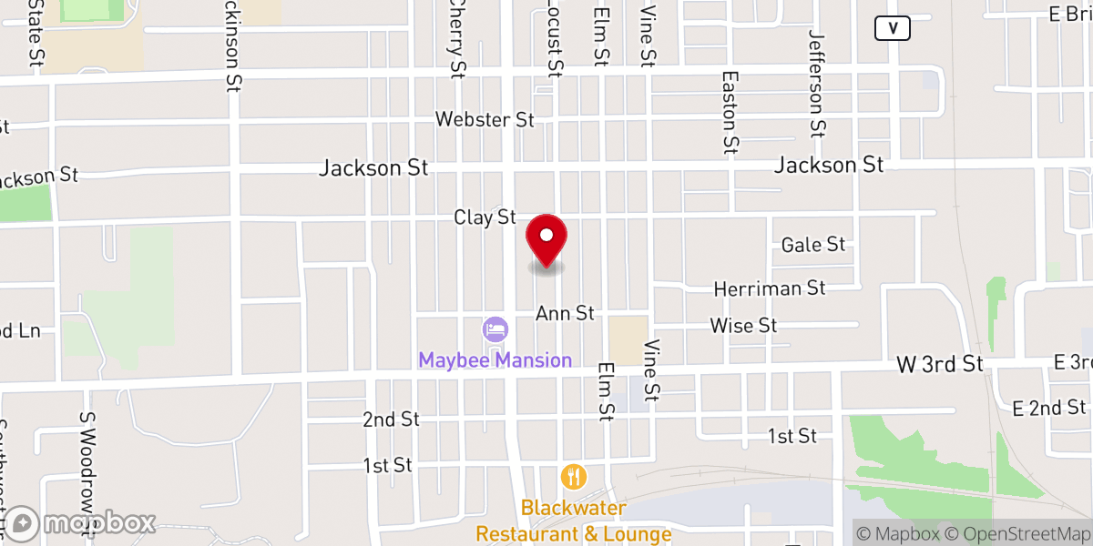 Map showing location of Lifepoint Church of Chillicothe