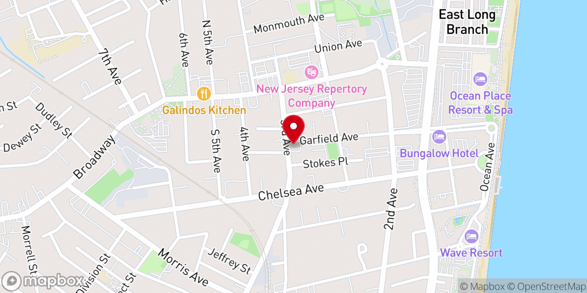 Map showing location of The Long Branch Church of God